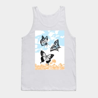 Butterflies print Tank Top